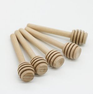 8 cm/10.4 cm Mini Wooden Honey Dippers Stirrer honey Spoon Stick Wedding Favors Honey Tools