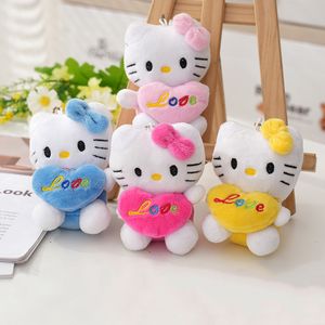 Producenci Hurtowa 4-kolorowa 10 cm Śliczna pluszowa klawisza Key Cartoon Cartoon Peripheral Doll Klucz wisiorku Prezenty dla dzieci