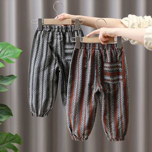 Shorts Toddler children Boys' summer clothing outfits thin elastic waist loose mosquito proof trousers for kids boys clothes wear pants 230608