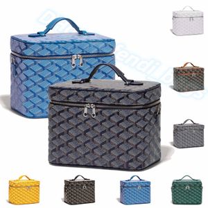 Topphandtag Luxurys Designers Cosmetic Bag Mens Muse Vanity Case Cross Body Make Up Tote Handväska äkta läder axelväskor kvinnor stadsmakeup kosmetisk duffel väska