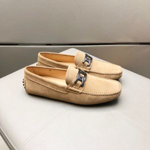 Sapatos casuais masculinos flat tod' mocassins de couro enfeitados com bico redondo mocassins city gommino mocassim couro genuíno antiderrapante 38-45EU Com caixa