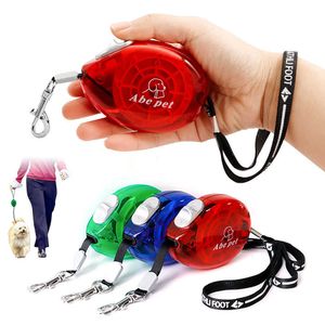 Dog Collars Leashes 3M Retractable Small Leash Automatic 10ft Cat Belt Extending Lead for Dogs Puppy Chihuahua Pet Product Z0609
