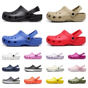 Summer Seaside Beach Sports Sandal Deep Purple Slippers Slides Classic Men Triple Black White Red Khaki Bule Teal Green Waterproof Shoes Nursing Hospital Women Women