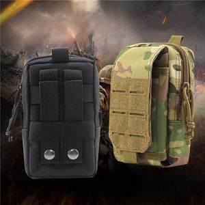 Outdoor Bags Tactical Molle Pouch Military Waist Bag Men EDC Tool Vest Pack Purse Mobile Phone Case Hunting Compact Oxford 230608