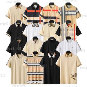 bby camisa polo masculina clássica Burb verão burb camisas masculinas de marca de luxo camisa polo casual de negócios camisetas estilo inglaterra camisetas masculinas tamanho asiático m -- xxxl