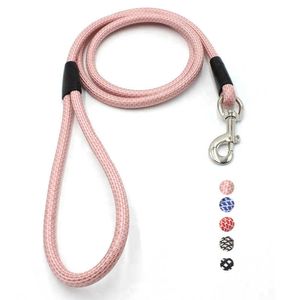 Dog Collars Leashes Leash Reflective Heavy Duty Climbing Rope for Medium Large Nylon Strong Training Slip Lead Strap Z0609