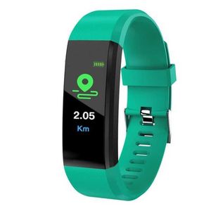 Smart 2024 Plus Id115 115 Bracelet For Screen Fitness Tracker Pedometer Watch Counter Heart Rate Blood Pressure Monitor Smart Wristband Colorfullv0b