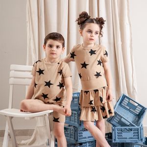 Girls Dresses kids star clothes dress romper set 230608