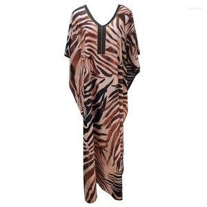 Kadın Mayo Kadın Plaj Giyim Bikini Örtü Çizgi Çiçek Baskı Plaj Elbisesi Güneş Koruma Mayo Kıyafet CO D5QD