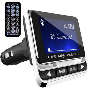 FM12B Bluetooth Car MP3 Player Com Display Transmissor FM Sem Fio Remoto LCD SN Car Kit Suporte TF Card U Disk