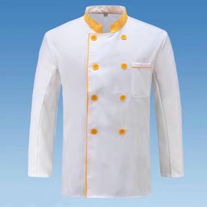 Koszulki męskie Fantastyczne szef kuchni mundur stojak na stojak na catering szef kuchni unisex dla dorosłych kuchenki kuchenny płaszcz 230608