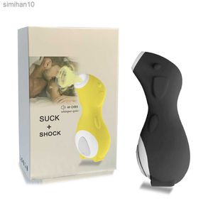 Tongue Penguin Licking Sugande klitstimulering G Spot Silicone Vibration Nipple Sucker Cartoon Adult Sex Toy Vibrator för kvinna L230518