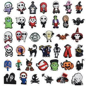 halloween pvc sko charms grossist anpassade skor charms dekorationer