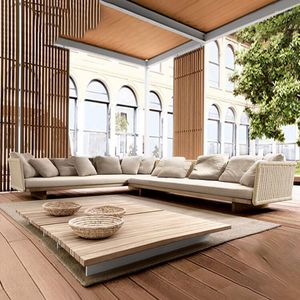 Kamp mobilya açık tik avlu kanepe güneş ışığı oda bahçe terası balkon rattan eğlence dokuma düzlemli ahşap mobilya