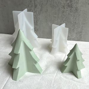 Velas Árvore de Natal Moldes de Silicone Faça Você Mesmo Feito à Mão Aromatizante Molde de Vela Perfumada Decorações de Natal Decoração de Casa Artesanato 230608