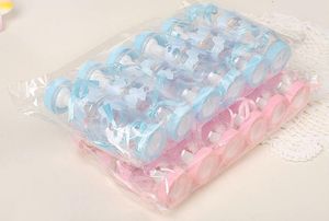 Gift Wrap Baby Shower Gift Box Bottle Blue Boy Pink Girl Baptism Christening Brithday Party Favors Gift Favors Candy Box Bottle 230608