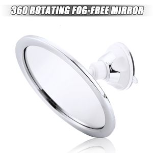 Зеркала 360 градусов Вращение без тумана всасывающее чашка для душа зеркало для ванной комнаты.