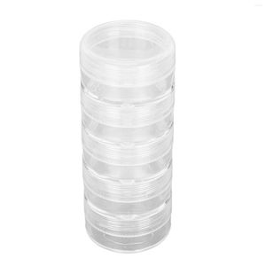 Watch Boxes Parts Box Safe Stackable Transparent 5 Layer Portable Container For Watchmaker Beads