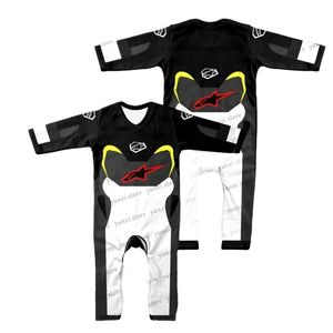 Rompers Baby Outdoor Cycling Suit Długie rękawy kombinezon dla entuzjastów motocykli bardzo w kombinezonie Alp dla Baby 230608