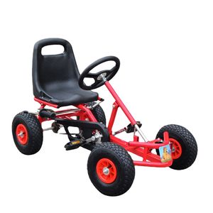 JayCreer Pedal Go Kart 4 Wheel Powered Ride On Toy Kids' Pedal Car For Outdoor Racer Pedal Car