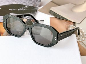 Fashion hexagonal womens sunglasses studded design SIZE 52 20 145 mens sunglasses high quality vacation couples versatile luxury designer glasses