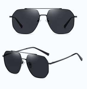 Yüksek çözünürlüklü polarize güneş gözlüğü, klasik erkeklerin sürüş gözlükleri, renkli pilot güneş gözlüğü, 5 renk