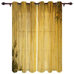 Tenda Bamboo Zen Tende in stile cinese per soggiorno Finestra Camera da letto Modern Home Decor