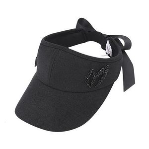 Cappelli da esterno Stile Abbigliamento da golf Cappello senza tetto da donna Protezione solare Cappello sportivo da esterno Cappello da golf da donna 230608