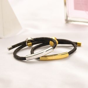 Pulseiras de couro charm bangles fashion fivela magnética tamanho 17/19/21 unissex joias de alta qualidade mulher homem pulseira atacado designer pulseira 2 cores