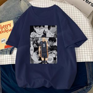 Tobio haikyuu kageyama印刷雄のTシャツスタイル高品質のTシャツファッション通気性TシャツシンプルスリムメンズS 966