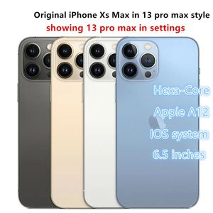 Apple Original iPhone XSMAX in 13 Pro Max Style Phone entsperrt mit 13pro Max BoxCamera Aussehen 4G RAM 64 GB ROM Smartphone