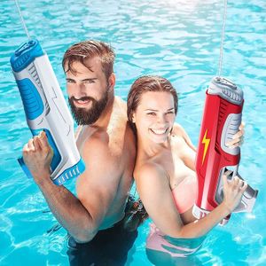 Sand Play Water Fun Water Gun Automatic Induction Water Absorbing Summer Electric Toy High-Tech Burst Water Gun Beach Outdoor Water Fight Toys Gift 230609