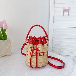 yaz marc tote çanta saman kılıfları kadınlar çapraz çantalar moda tasarımcıları çanta cüzdan klasik mektup baskı kova çantası nakış plaj çantası