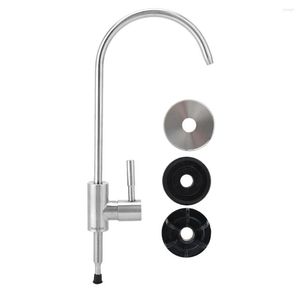 Rubinetti per lavabo da bagno Rubinetto per lavabo grande Rubinetto curvo a connessione rapida per depuratore domestico Accessori per la cucina Filtrazione