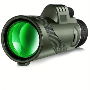 Monocular24mm大きなアイピース、12x50鳥、野生生物のための高出力単眼望遠鏡、野生生物、スターウォッチング、キャンプ、SMCクリアな低光視、IPX7防水モノクーラー