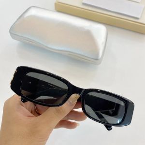 Bea13 Rustangle Rectangle Women's Sunglasses Fashion Womens Deisnger Full Frame UV400 Lens Summer Style Big Square BB 0096S جودة أعلى مع حالة