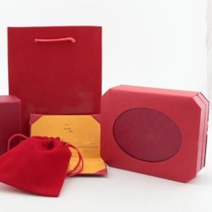 Love Banles Oryginalne pudełko czerwone torby zakupowe Bransoletki pudełka