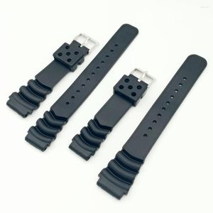 Pulseiras de relógio de substituição HQ para pulseira de silicone de mergulho de borracha S11 SKX171/173KX779/781DAL1BP 24mm 22mm 20mm 18mm ferramenta