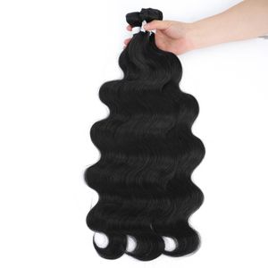 Hair Bulks Wholesale Price Body Wave Bundles Synthetic Natural Hair Extensions Blonde Hair Weaving 613 Bundles 230608