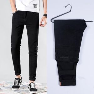 Мужские джинсы Mens Mens Brand Skinny Bants Casual Blosers 2023 Джинсовая черная брюки для карандашных карандашных штанов плюс 27-36