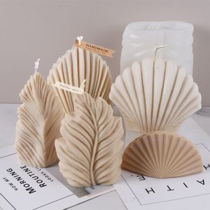 Velas Grande Forma de Concha de Coral Vela Molde de Silicone 3D Aromaterapia Feito à Mão Cera de Soja Vela Artesanato Formas de Gesso Decoração de Casa 230608