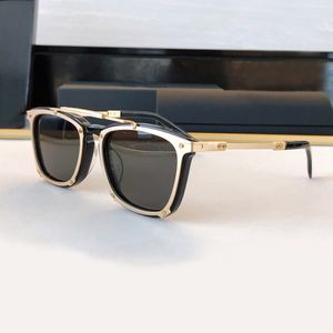 Gold Schwarz Grau Quadrat Sonnenbrille Männer Frauen Sunnies gafas de sol Sonnenbrille Shades UV400 Brillen mit Box