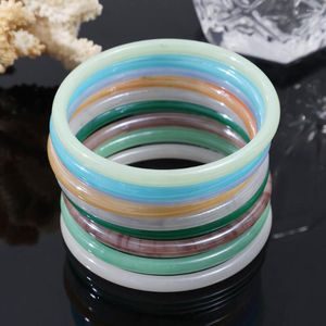 Bangle Women Imitation Jade Bangles Jingle Bracelet Daily Ringing Lovers Jewelry Antique Bell Circle Simple Designed