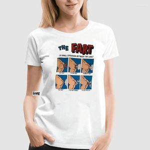 Camisetas masculinas The Fart T-Shirt Vintage Joke Shirt 80s 90s Humor Cartoon Tee Small Medium Men
