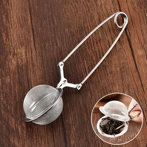 Tea Infusers Stainless Steel Sphere Mesh Tea Strainer Teaware Coffee Herb Spice Filter Diffuser Handle Tea Ball