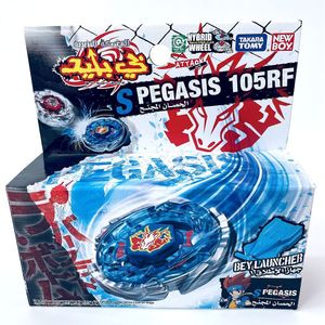회전하는 Tomys Tomys Storm Pegasis / Pegasus Metal Masters Beyblades BB-28 스피닝 탑 Toupie 자이로 스코프 230608