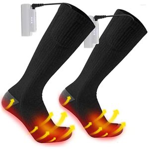 Sports Socks Electric Heated Rechargeable Battery 5V Foot Winter Warm Skiing Hunting Outdoor Ski Cycling Fishing Equipment