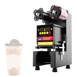 88mm   95mm Diameter Semi-Automatic Bubble Tea Cup Sealer Stainless Cup Sealing Machine for Commercial Coffee Cocoa Drinks