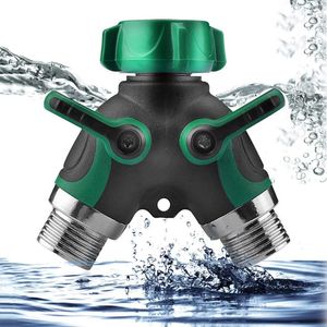 Watering Equipments Irrigation Y Connectors 2 Way Tap Garden Valve Hose Pipe Splitter Quick Connector Adapter 1pcs