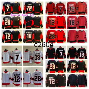 Ottawa''Senators''C2604 2022 REVER RETRO 2.0 Jerseys Black 7 Brady Tkichuk 12 Alex DeBrincat 28 Claude Giroux 72 Chabot 18 Stutzle Ed męski